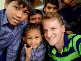 Oskars returned from India in September 2015, where he had spent 6 month as a volunteer working in Humana People to People India’s educational program ‘Academy for Working Children’ in Jaipur.