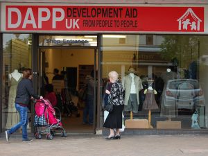 Front of DAPP's Shop in Northampton